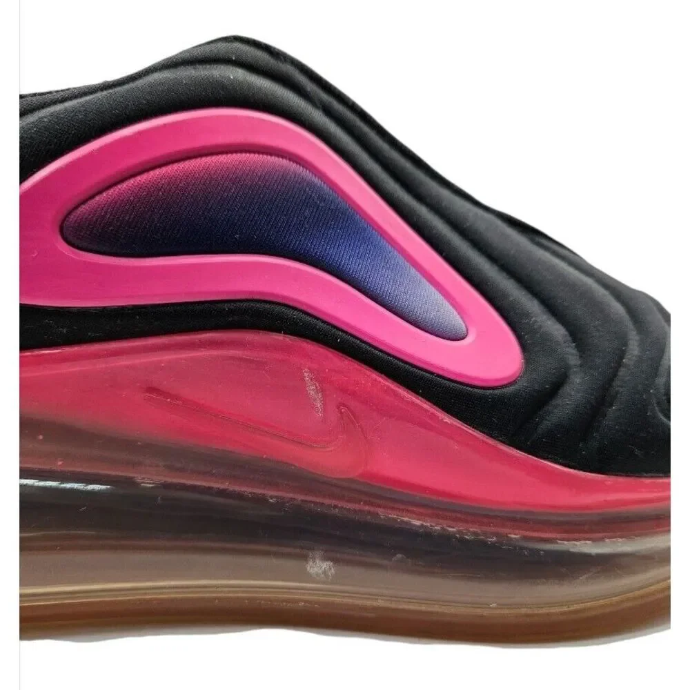 Nike Air‎ Max 720 GS Black Laser Fuchsia Pink Size 6.5Y / Womens 8 AQ3196-007